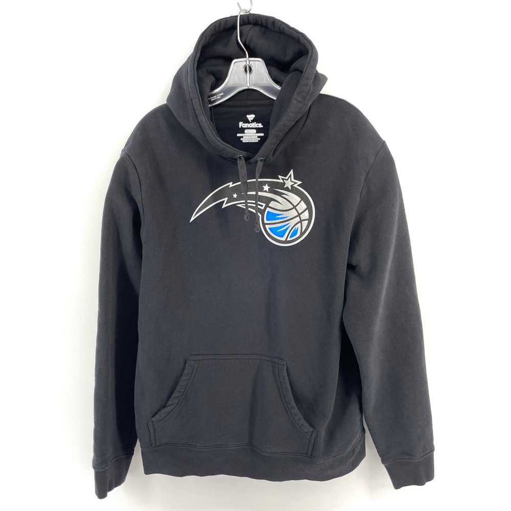 Fanatics Orlando Magic NBA Mens XL Black Pullover Graphic Hoodie Sweatshirt